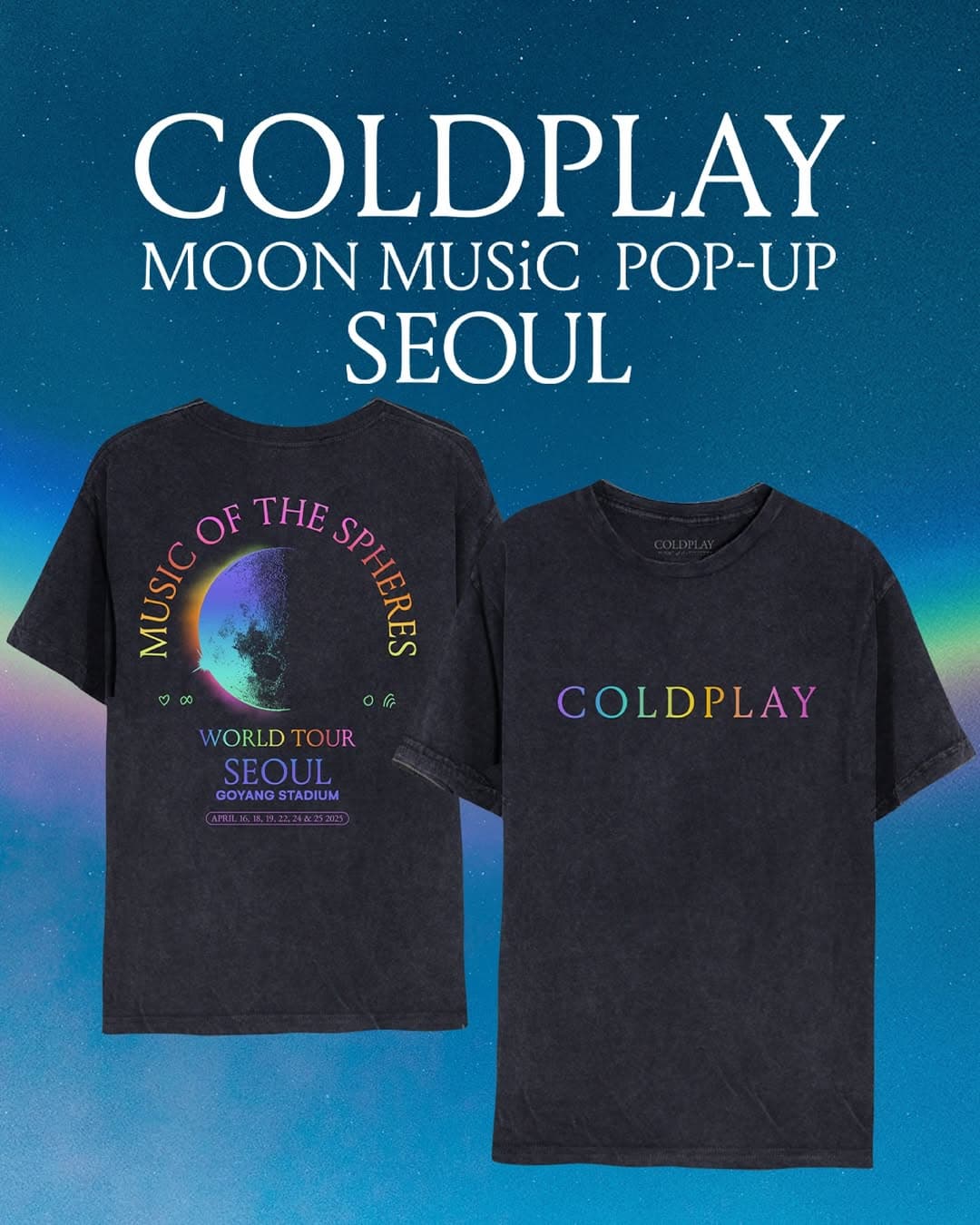 Coldplay: Moon Music Seoul Pop-up Store